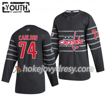 Dětské Hokejový Dres Washington Capitals John Carlson 74  Šedá Adidas 2020 NHL All-Star Authentic